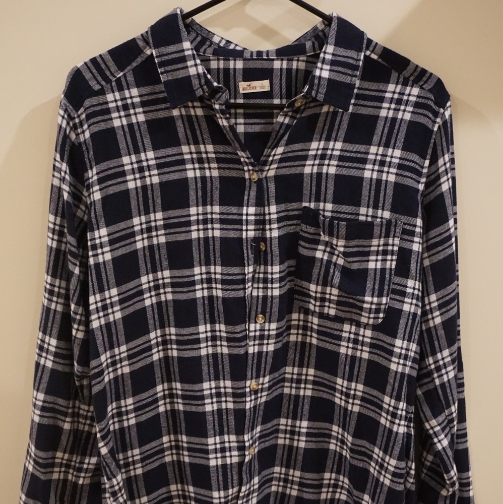 Navy Flannel Shirt